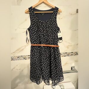 BCX women’s polka dot belt dress